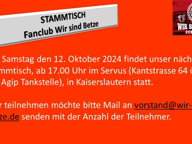 Fanclub Stammtisch