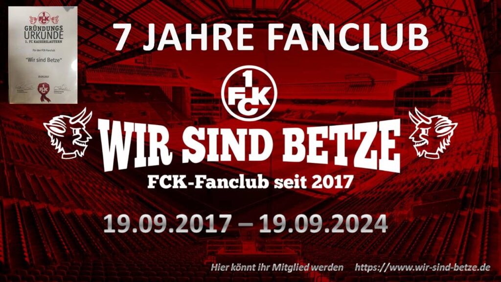 7 Jahre Fanclub Wir sind Betze