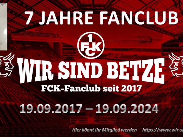 7 Jahre Fanclub Wir sind Betze